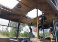 Первые фото с места атаки ВСУ на рейсовый автобус в ЛНР